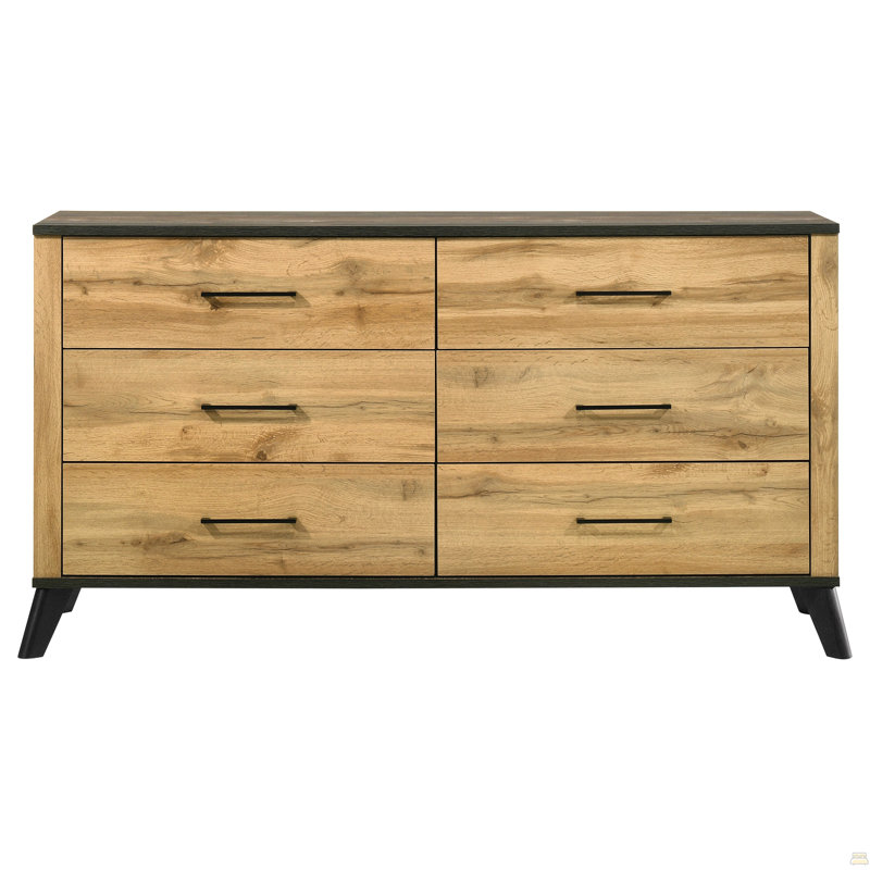 Commode 6 tiroirs Pine