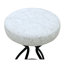 Tabouret de bar 29 po à imprimé floral avec repose-pieds 29 po, ensemble de 2 tabourets ronds rembourrés pour la cuisine et la salle à manger-1440624640