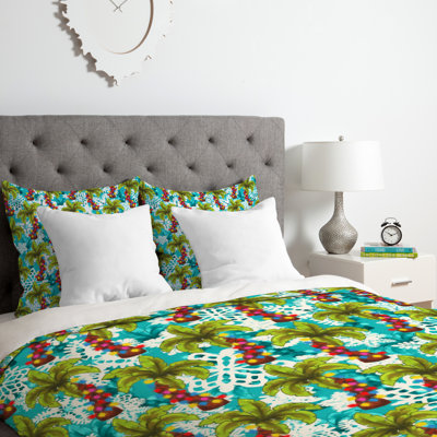 Ensemble de housse de couette tropical christmas