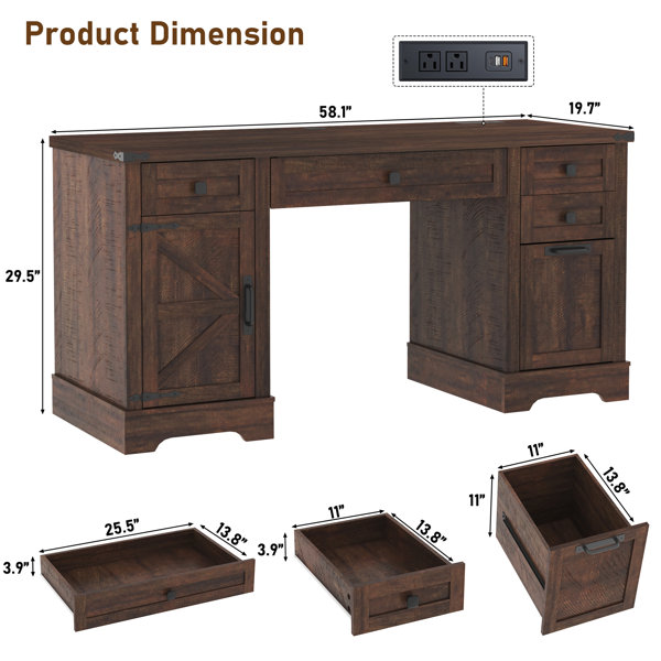 Ebern Designs Computer Desk - Wayfair Canada