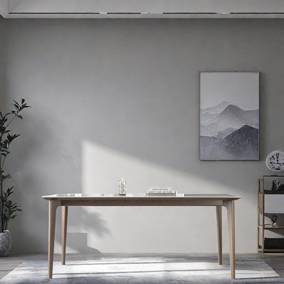 Damontrae Solid Wood Base Dining Table