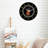 12 Inch Music Themed Wall Clock with Violin and Musical Notes Dial., Silent Clock