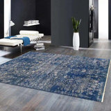 Canvello Transitional Hand Knotted Bsilk & Wool Area Rug - 9' X 11'10"