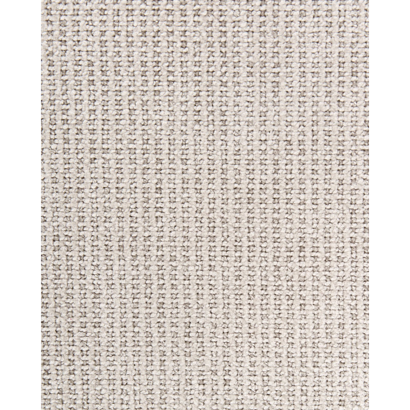 Upholstered Counter Stool with Solid Wood Frame, White