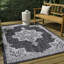 Tapis d'intérieur / extérieur gris foncé / crème Graysin-1440054747