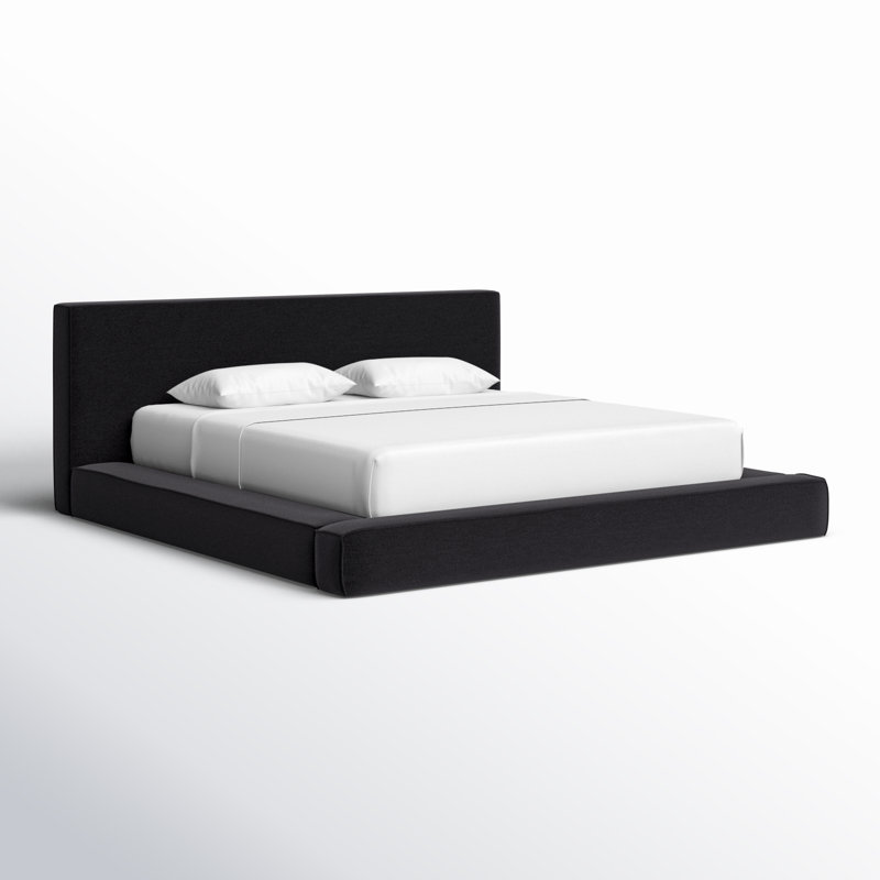 Olafur Linen Bed, Black, King