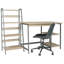 Chaise de bureau moderne en simili cuir sans accoudoirs