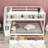Kids Twin Over Full Bunk Bed with Drawers-856993287
