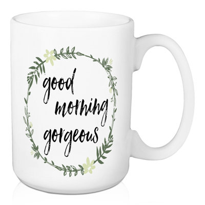 Grande tasse à café good matin Saoirse