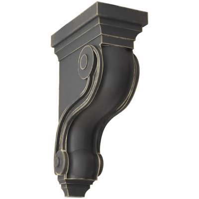 Boston Traditional Scroll Wood Vintage Decor Corbel