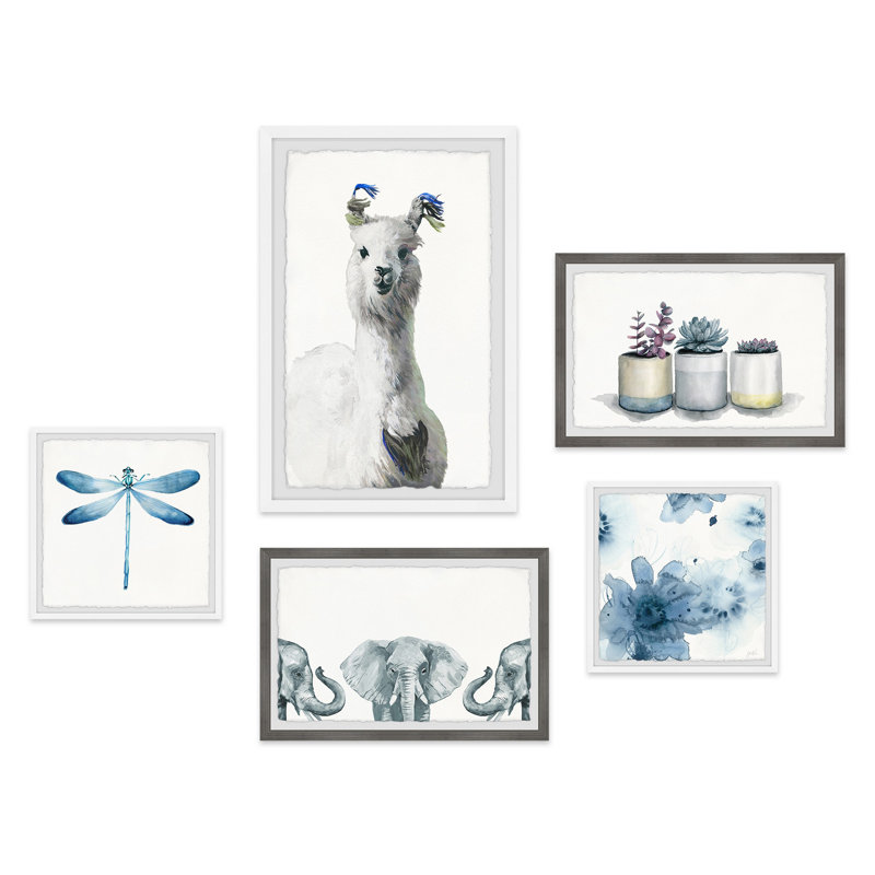 Liliany Aqua Boho 'Pentaptych
