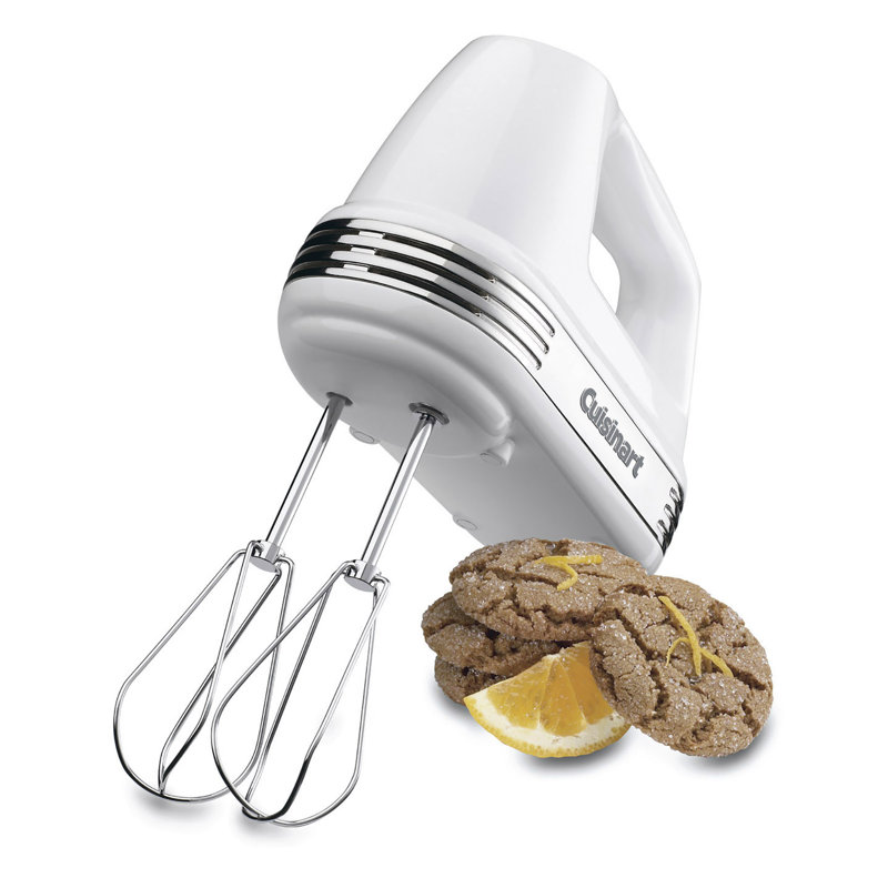 Cuisinart 5 Speed Hand Mixer, White