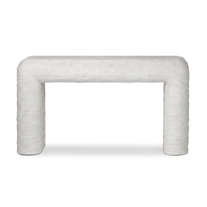 Console Agave - Béton lunaire lisse