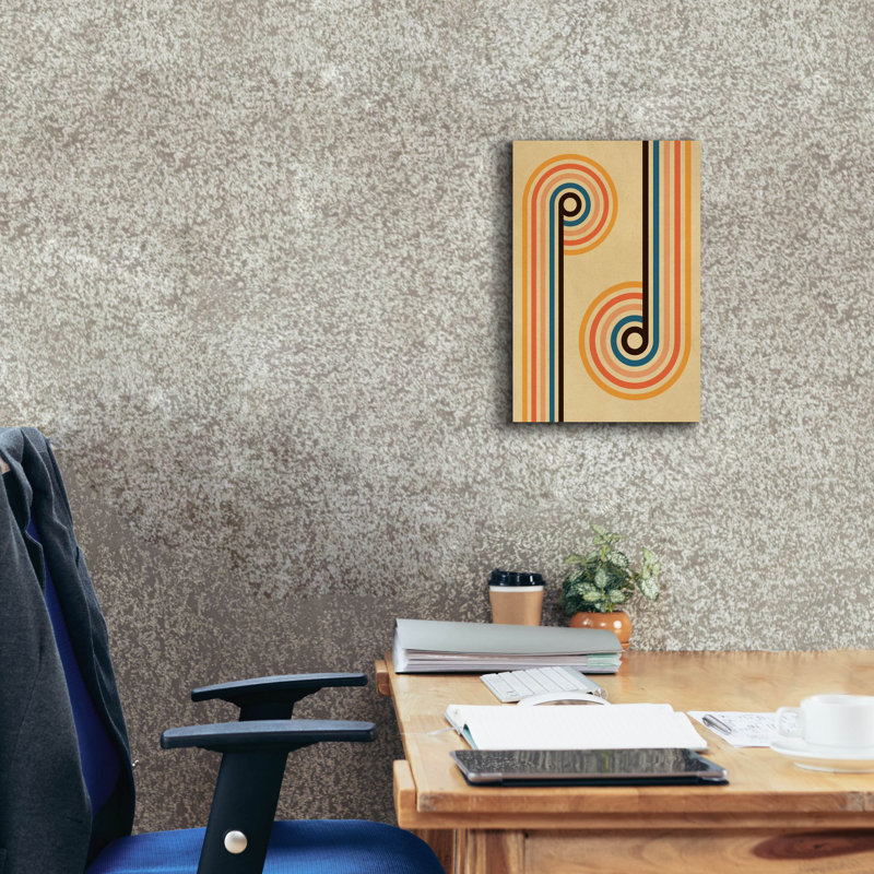 Impression sur toile rétro par Gary Williams, H 18 po x l 12 po x P 0,75 po