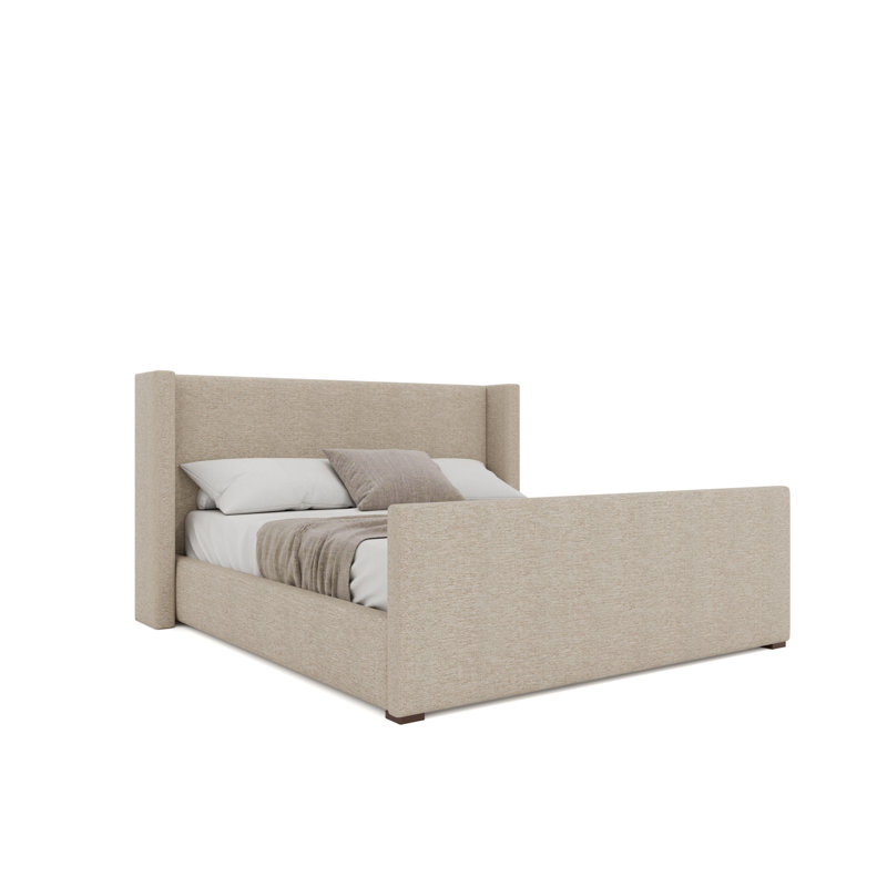 Aylet Luxe Footboard Low Bed, Flax, King