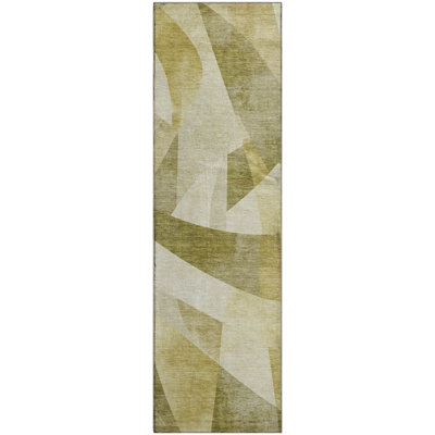 Premium Machine Washable Ashington AMF1836 Swirls Rug