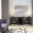 70.9'' Wide Rectangle 4 Cabinets Metal Frame Console Table