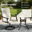 Ensemble de 2 chaises d'extérieur, chaises pivotantes-1005652574