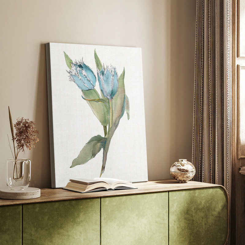 Blue Tulip Picks II - galerie Cavas sur mesure, H 12 po x l 8 po
