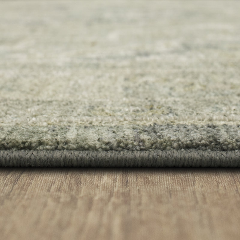 Kumra Oriental Dark Gray Woven Area Rug, Runner 2'7" x 7'3"