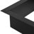 Houser DIY Heavy-Duty Square Steel Fire Pit Rim Insert - 36"-263765722