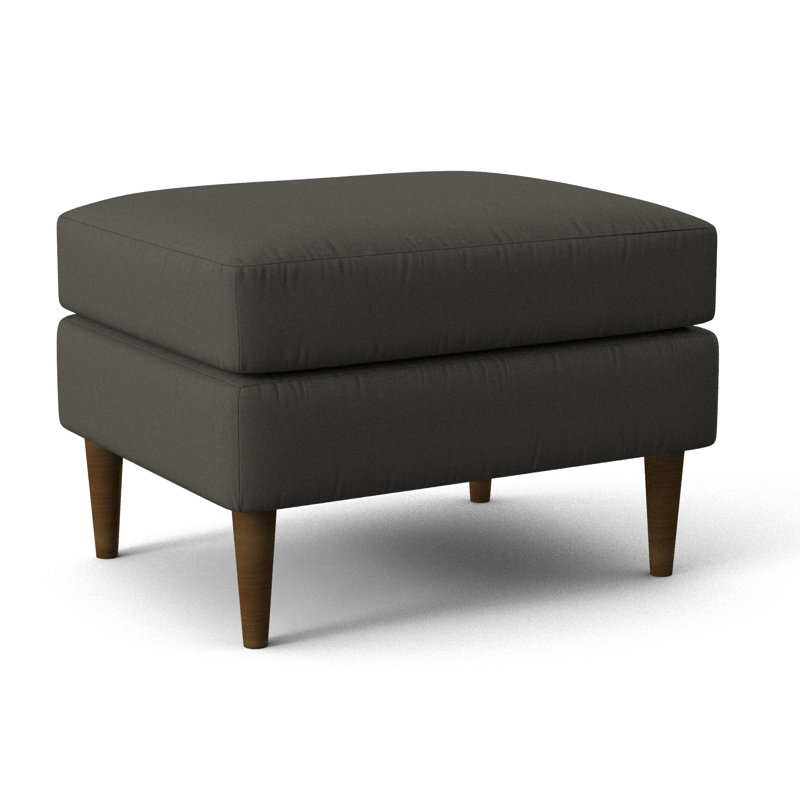 Potter Ottoman, Brown Polyester, Bridgeton