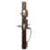 Handleset with Single Cylinder Deadbolt and Door Lever and Rosette