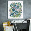 Art mural épique «Blue Blooms» par Yvette St. Amant-106172059