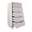 Granville 3-Piece Modern Solid Wood Bedroom Set with Double Dresser, Chest and Nightstand in White-869802691