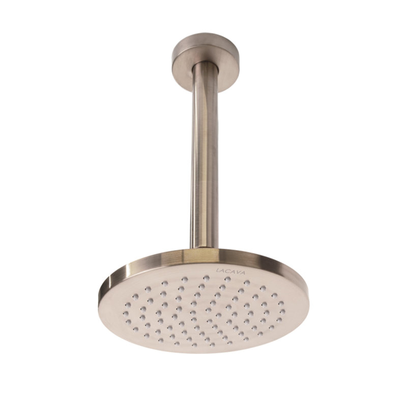 Arch Minimal Rain Fixed Shower Head, Brushed Nickel