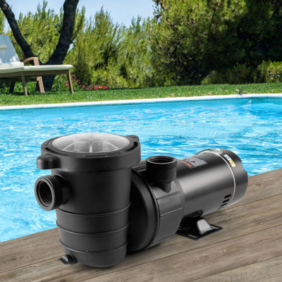 VEVOR Above Ground Pool Pump, 1HP, 80 GPM Max. Flow Single Speed Swimming Pool Pump