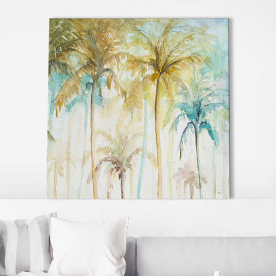 «Watercolor Palms II» par Patricia Pinto - reproduction d'art