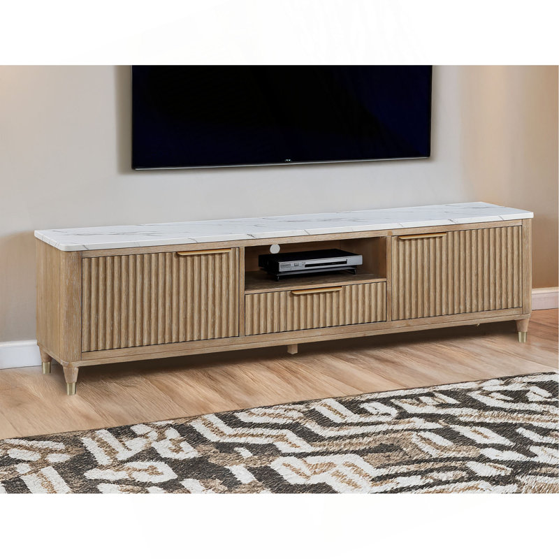 Meuble télé pour meuble télé 1Pc de luxe moderne et élégant, Naturel