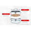 Marmite en acier inoxydable avec couvercle Concord-67149567