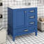 Ensemble de meuble-lavabo 30 po avec lavabo, armoire de rangement moderne avec porte à fermeture douce et 3 tiroirs, structure en bois massif-1643188947