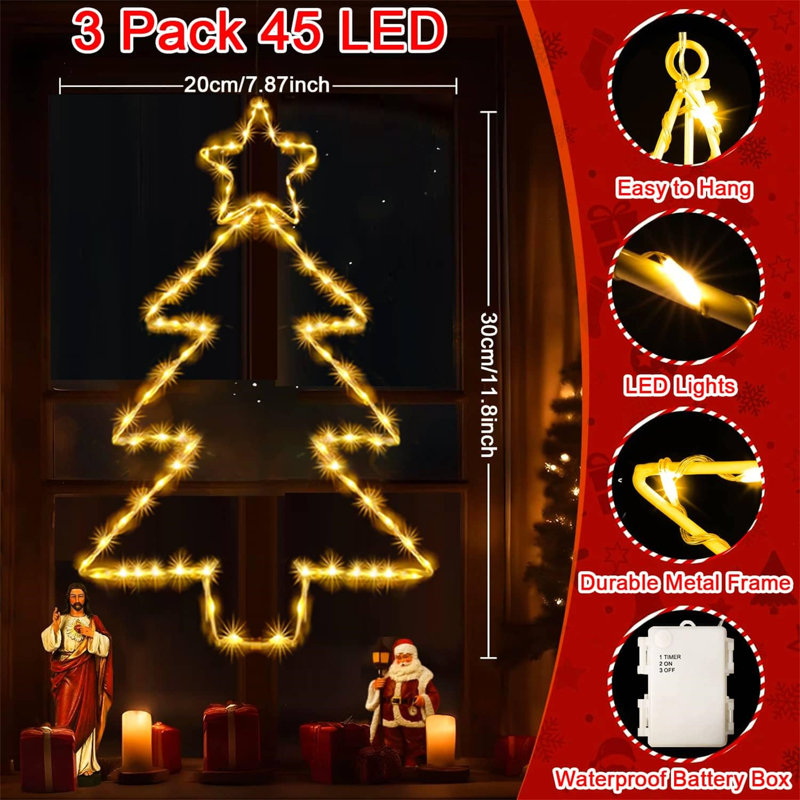 Indoor / Outdoor Lighted Window Décor