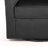 Upholstered Black Velvet Swivel Barrel Chair-146180421