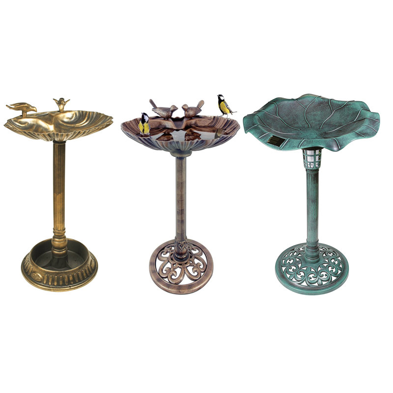 Mclamb Plastic / Acrylic Single Tier Birdbath