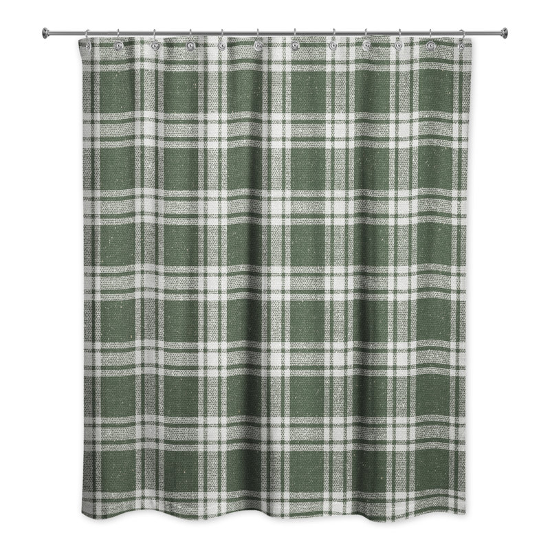 Agneta Plaid Shower Curtain