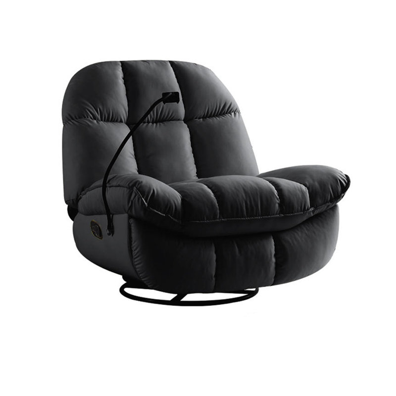 Fauteuil inclinable Thavy, Noir