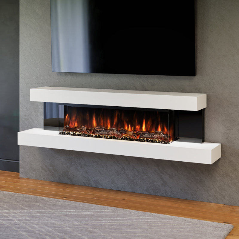 Almeria  6Ft Fully Assembled Electric Fireplace