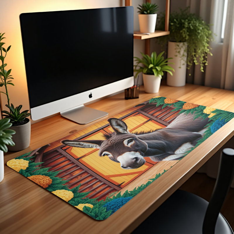 Polyester Desk Pad, 14.4x12.1