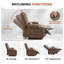 Causeuse inclinable avec porte-gobelets pour salon