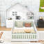 Lit maison avec rangement spacieux et port USB-1591505444