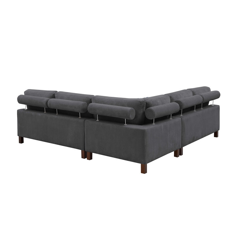 Soffie Corduroy Sectional Reversible