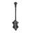 Wrought Iron Double Wall Mounted Robe Hook