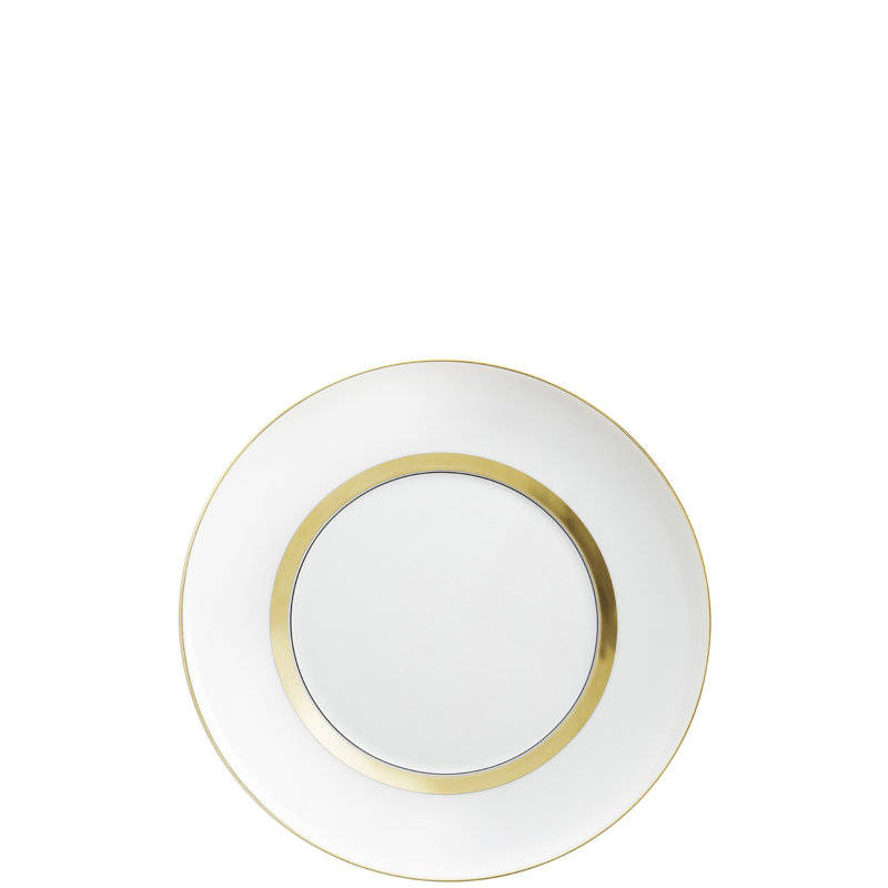 Domo Piece Porcelain China Dinnerware Set, Gold
