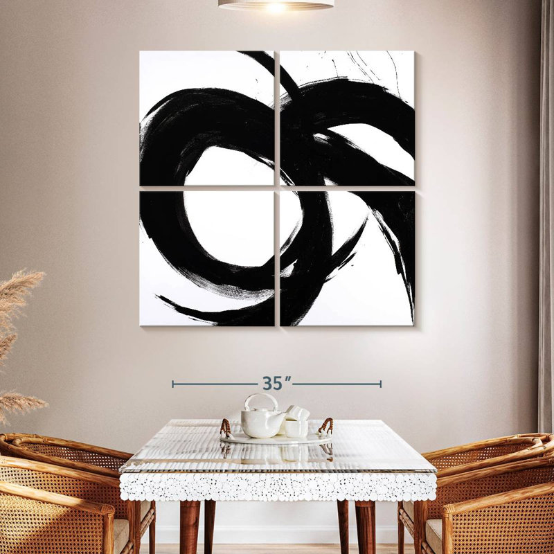 Avery Circular Strokes II, H 45 po x l 45 po