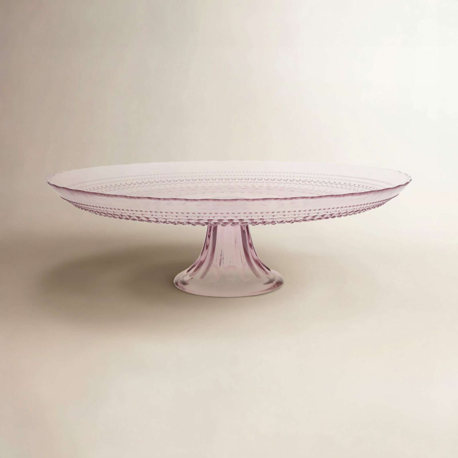 Fortessa Jupiter Cake Stand, Pink