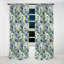 Motif tropical vert sérénade bambou - rideau floral - 1 rideau occultant-107546386